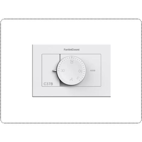 Fantini Cosmi C37BA Termostato da incasso 230V Bianco (1/2)