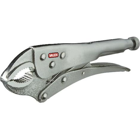 PINZA PINZE GRIP 10" A GANASCE CONCAVE SGANCIO A TIRARE 250mm APERTURA 42mmVALEX