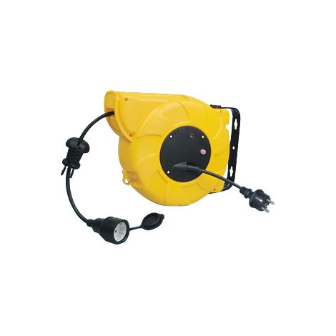 Enrouleur 16m, 1 prise prises Type F - Schuko allemand, 230 V c.a. ( Prix pour 1 ) (1/4)