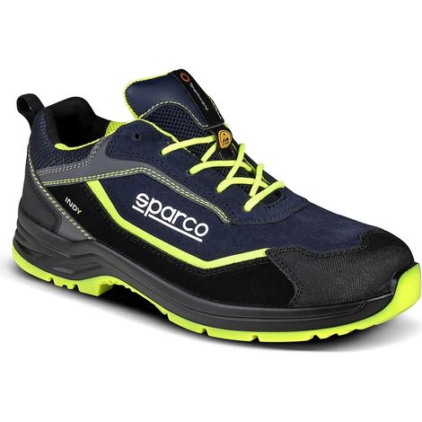 SPARCO SCARPA INDI - Taglia: 46 - Colore: Blu Marine / Giallo Fluo (1/3)