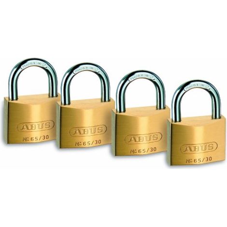 ABUS Lucchetto in ottone massiccio con doppia serratura