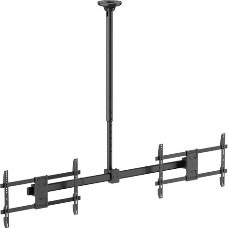 Equip Deckenhalterung 32`-60`2TFT 40Kg Manu Dual-Screen sw lite Retail