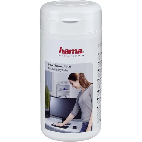 Hama Kantoor-reinigingsdoekjes 100 pièces dans une boîte (1/3)