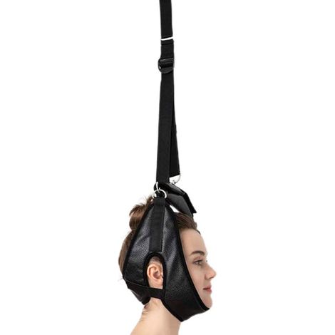Dispositif de traction du cou, dispositif de traction cervicale, hamac pour étireur de cou, correcteur de traction du cou, kit d'étirement de la colonne vertébrale de porte pour homme et femme