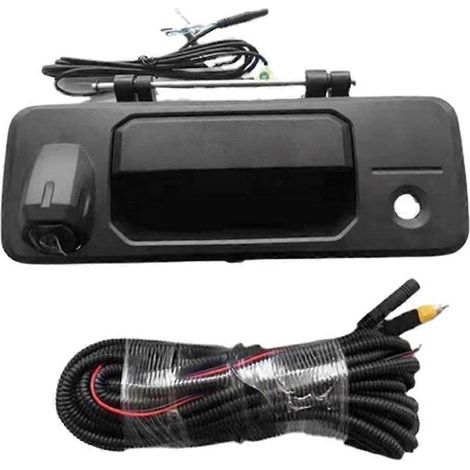 Manija de cámara de visión trasera para automóvil con conjunto de cable de cerradura 69090-0C090 para Toyota Tacoma Tundra 14-20 Manija de puerta trasera con cámara (1/5)