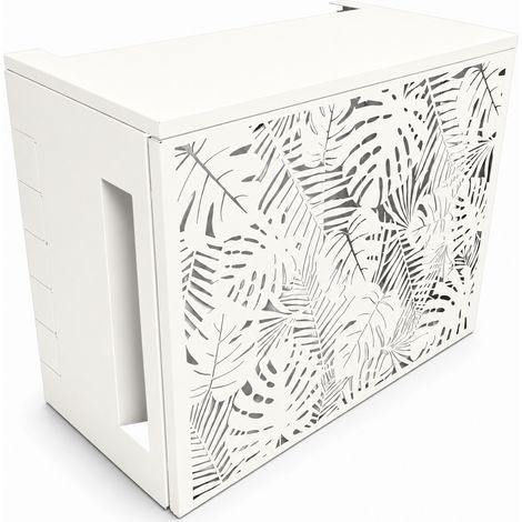 Atole – Cache climatiseur en aluminium thermo-laqué – H. 80 cm x L. 100 cm x P. 54 cm – Résistance aux intempéries et UV – Fabrication française (1/5)