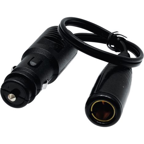Adattatore a 2 pin, presa metallica 6-24V diametro interno 12mm L=0,25m ISO 4165