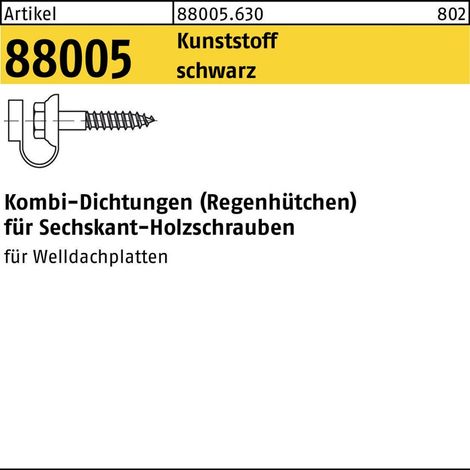 Dichtung R 88005 f.Sechskantschr. KDKunststoff schwarz 100 Stück (1/2)