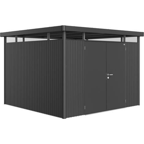 Casetta Porta Attrezzi Highline H6 Grigia con 2 porte battenti (1/5)
