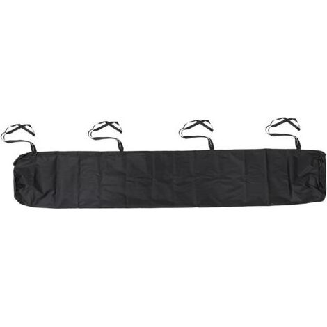 1 housse de protection pour auvent, protection solaire, auvent, abri de protection, housse de rangement d'hiver imperméable de remplacement pour jardin, terrasse, extérieur, noir, 3 m (1/4)