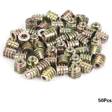 50 M4 M5 Zinc Alloy Hex Socket Head Nuts for Wooden Furniture (M48) (1/5)