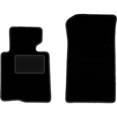 Alfombrillas delanteras negras para: BMW 3 E46 Cabrio (2000-2007) (1/5)