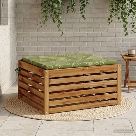vidaXL Cojín de Asiento de 1 Pieza SOEST 100% Poliéster 80 x 80 x 3 cm (1/5)