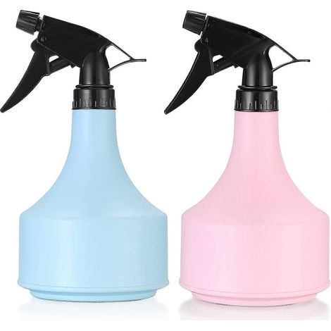 2 Pices Pulverisateur Vide, 500ML Vaporisateur Bouteilles Plastique, Flacon Spray Vide, Brumisateurs Eau Rechargeable Pompe, Pulvrisateur pour Plante (1/5)