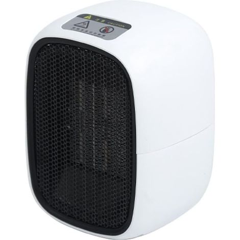 Chauffage d'appoint céramique PTC compact silencieux réglable protection surchauffe basculement rapide intérieur (1/4)