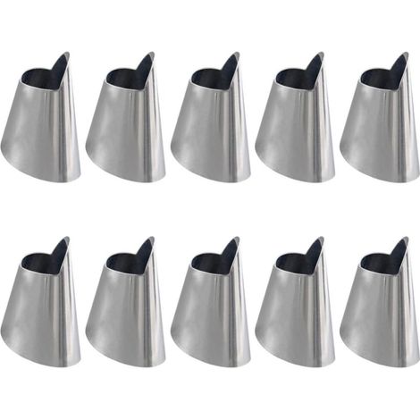 Protège-doigts Lot de 10 Pièces Anti-coupure en Acier Inoxydable Protection Robuste et Résistante la Rouille Découpe des Légumes Cuisine et Préparation (1/5)