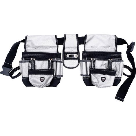 KWB Pochette ceinture porte-outils, 2 parties, avec ceinture en nylon - 907910 (1/3)