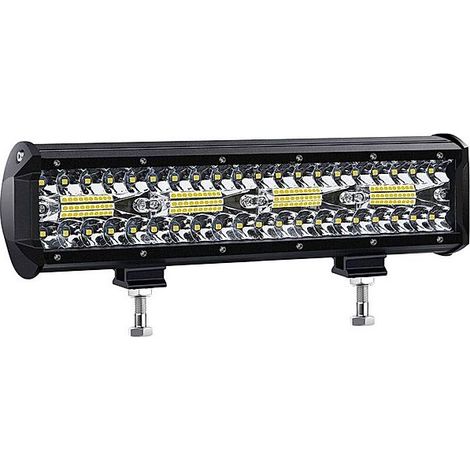 Phare Travail LED 12V 300W 12 pouces 240W Projecteur LED Voiture 12v Etanche IP67 LED 27, 000lm Camion Tracteur SUV Bateau(2 PCS) (1/5)