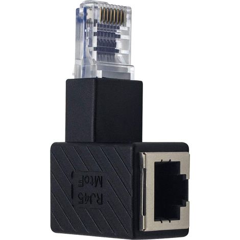 Adaptateur Ethernet Droit RJ45 Mâle Vers Femelle - Connecteur d'Extension Réseau pour Ordinateur, Routeur, Switch - 1 Pièce (1/5)