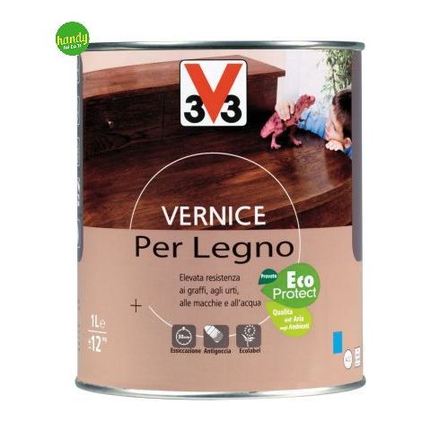 Vernice V33 legno ml.250 opaco grigio