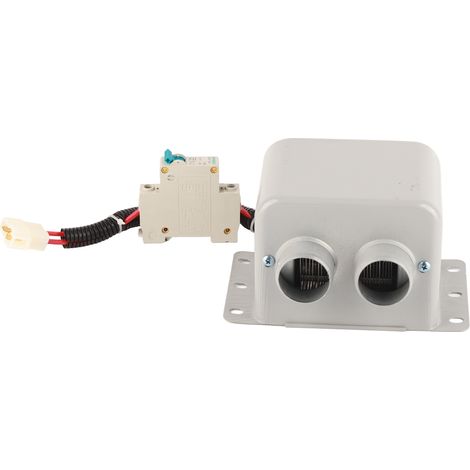 SJLERST 800W Chauffage Réchauffeur Electrique de Voiture, 2 Trous Hiver Chauffage Réchauffeur de Vitre Dégivreur Antibuée à Haute Efficacité pour le Camping, Dégivrage en Verre (1/5)