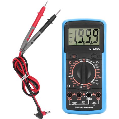 Multimètre Numérique Intelligent avec Écran LCD pour Détection de Circuits Domestiques (1/5)