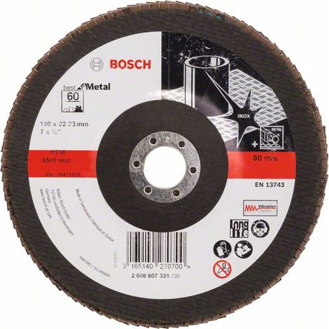 Polierpad X571 Best für Metall Ø 180 mm BOSCH 2608607331 (1/4)
