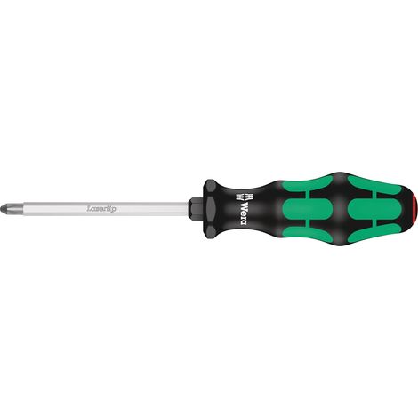 Tournevis pour vis cruciformes, PH 2 x 100 mm, Noir/vert (1/5)
