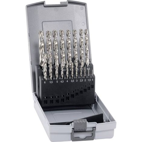 Alpen 102219100 HSS-E Jeu de forets pour le métal 19 pièces 1 mm, 1.5 mm, 2 mm, 2.5 mm, 3 mm, 3.5 mm, 4 mm, 4.5 mm, 5 m (1/2)