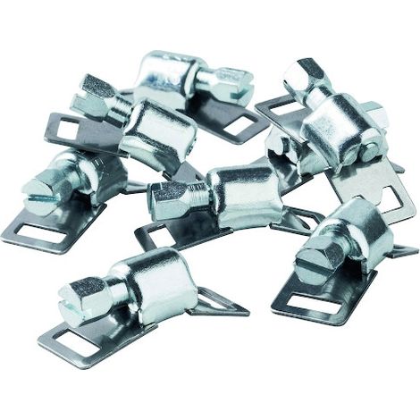 Têtes pour collier bande sans fin TSF - Largeur : 14 mm (boîte de 50 pièces) - SERFLEX