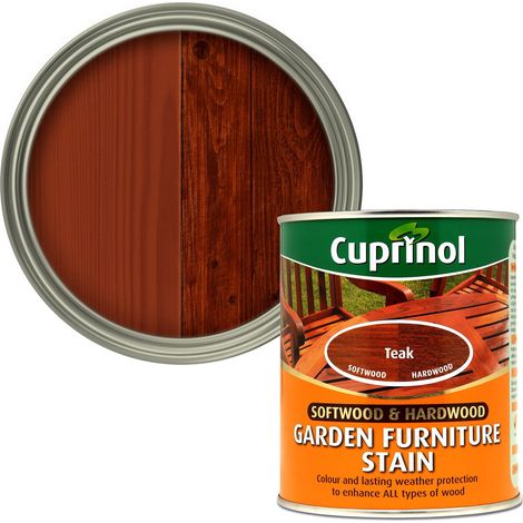 Cuprinol Teak Garden Furniture Stain for Softwood and Hardwood, 750ml (1/3)