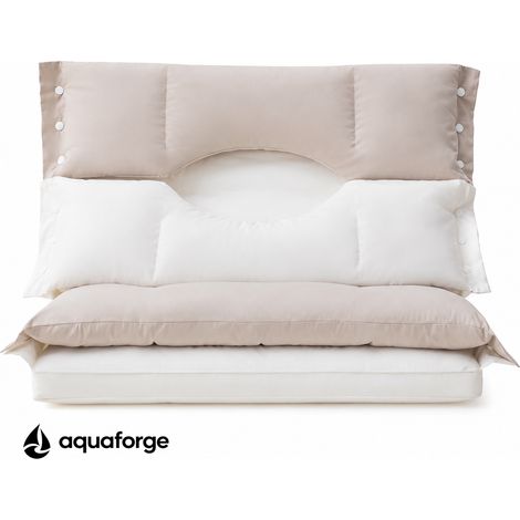 Almofada Cervical Ergonómica Algodão Respirável Capa Removível 40 x 60 cm (1/5)
