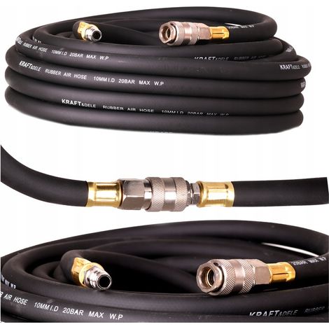 TUBO PNEUMATICO 10x17mm x 10m COMPRESSORE 20 bar