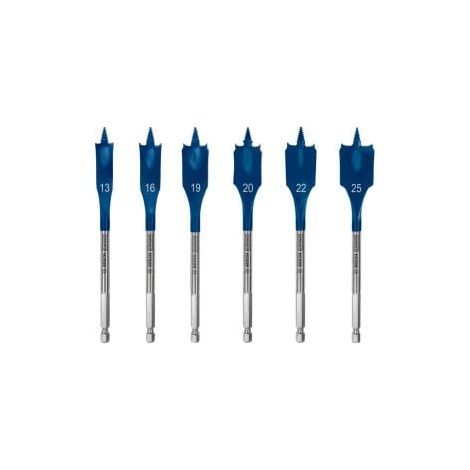 Bosch EXPERT Self Cut Speed Flachfräsbohrer-Set 13/16/19/20/22/25/25, 6-tlg. - 2608902109 (1/5)