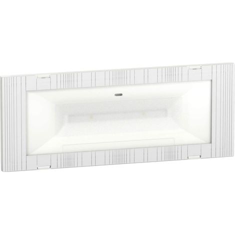Lampada d'emergenza a parete Led 130 Lumen 2H Rilux IP40 Schneider OVA38388