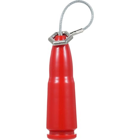 Cadenas à empreinte digitale, étanche et antivol, rouge (T01) livré avec pile.