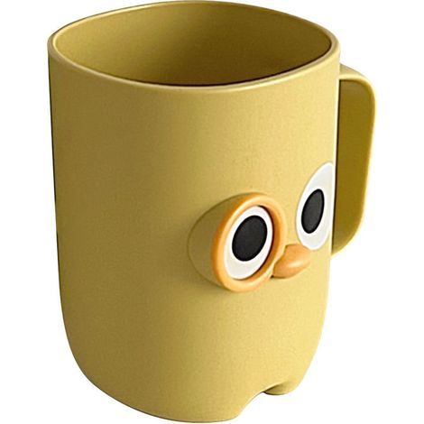 Vaso de agua de plástico para niños, portacepillos de dientes, portacepillos de dientes de viaje, vaso de agua para niños (verde) (1/5)