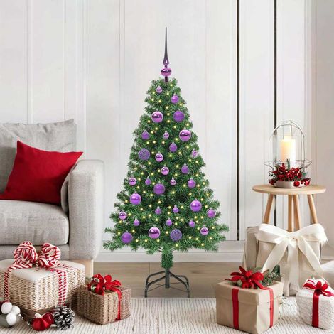 Künstlicher Weihnachtsbaum mit 150 LEDs mit Ständer Grün 120 cm (1/5)