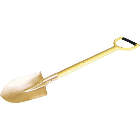 Pala redonda mango anilla antichispa Al-Br 240x420x990 mm ALYCO