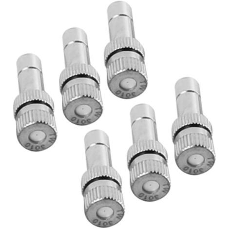 Tête de buse d'atomisation réglable en laiton, pulvérisateur d'irrigation goutte à goutte, micro-arroseur cuivre, jardin, serre, légumes, semis, arrosage refroidisseme 30 pièces 0.3mm(0.0118in) 50 (1/5)