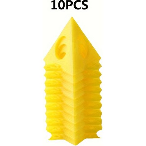 10 Supports de plateau à peinture en plastique, Porte-pinceaux triangulaire, Blocs de support de peinture portables pour la peinture, le dessin et le sèche-œuvre (1/5)
