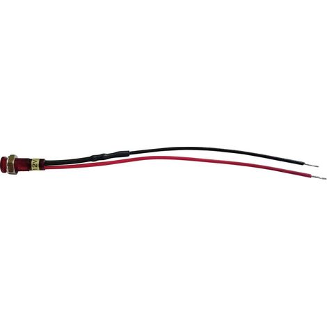 Lampada di segnalazione a LED rossa 9 V/DC, 15 V/DC BD-0503 (1/2)