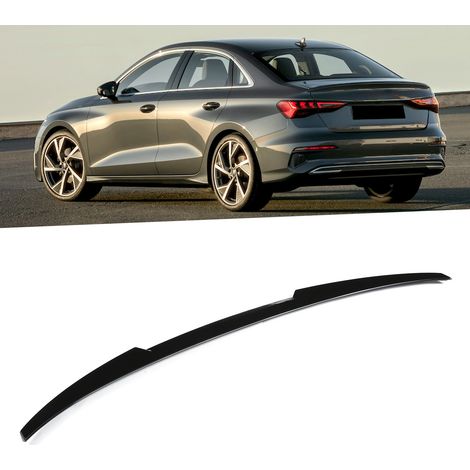 Heckspoiler im M4-Stil für Audi A3 Limousine 8Y 2020, glänzend schwarz (übergroß) (1/5)
