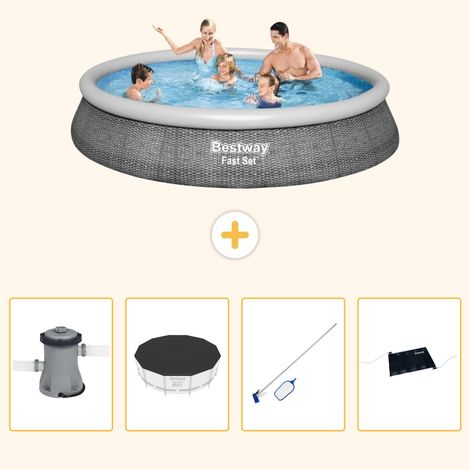 Bestway Bestway Fast Set Ronde - 396x84 cm - 5-pièces  S241 (1/5)