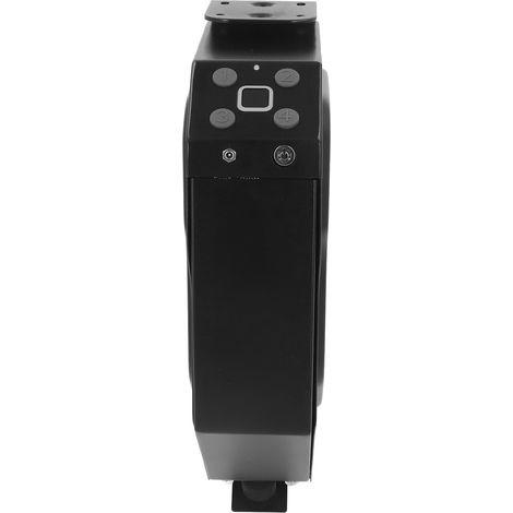 Coffre-fort portable en acier avec lecteur d'empreinte, code PIN et clé pour bureau et chevet (1/5)