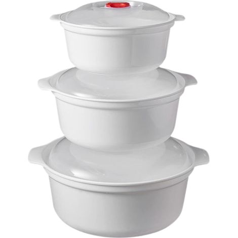 Microwave Bowls with Lids Heating Food Hot Food Fresh and Ready