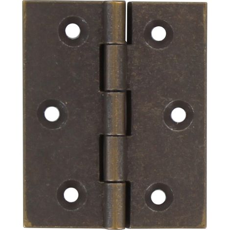 CERNIERA FRESATA PIANA OTTONE BRONZ 50X40 MM- MARIVA- 24,0 pz