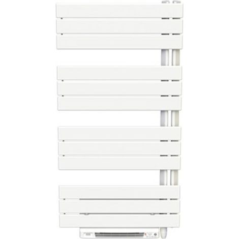 Sèche-serviettes mixte ARBORESCENCE Speed'Air 500W/528W (+950W) collecteurs à droite - FINIMETAL ARD1255MS (1/2)