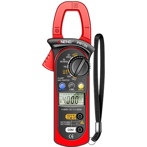 ANENG PN106 Digitales Zangenmessgerät 4000 Counts Automatischer Bereichswahl Multimeter mit NCV Spannungsinduktion Tragbar