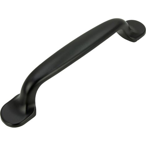 Möbelgriff schwarz, 96 mm, Metall (1/5)